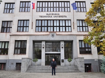 Head of the Department of Information Technologies of Uman National University, Roman Lishchuk, delivered lectures at the Slovak University of Technology in Bratislava within the Erasmus+ ICM Program